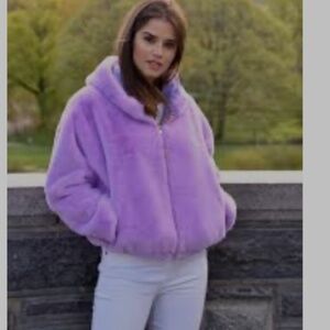 FAUX FUR DETAILED CROPPED JACKET